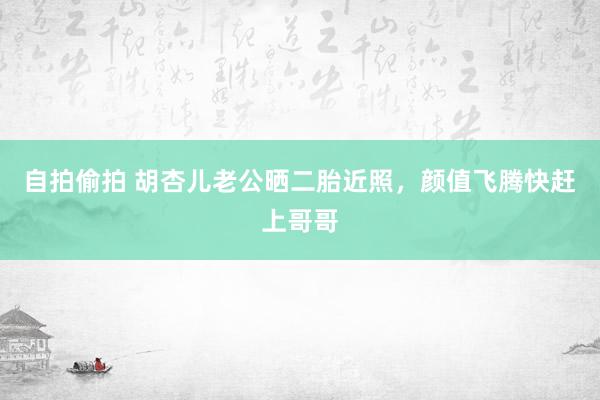 自拍偷拍 胡杏儿老公晒二胎近照，颜值飞腾快赶上哥哥